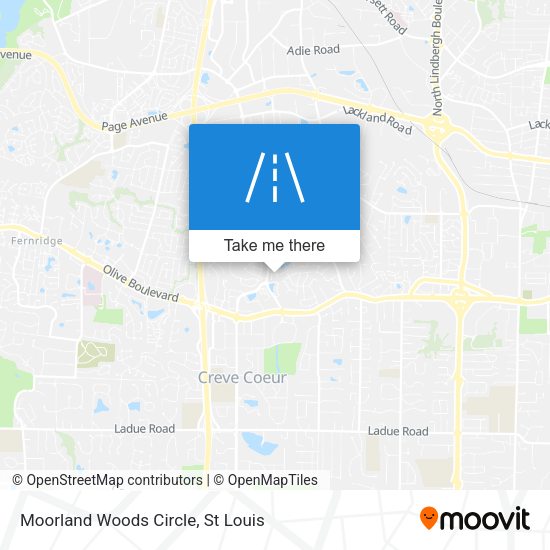 Moorland Woods Circle map