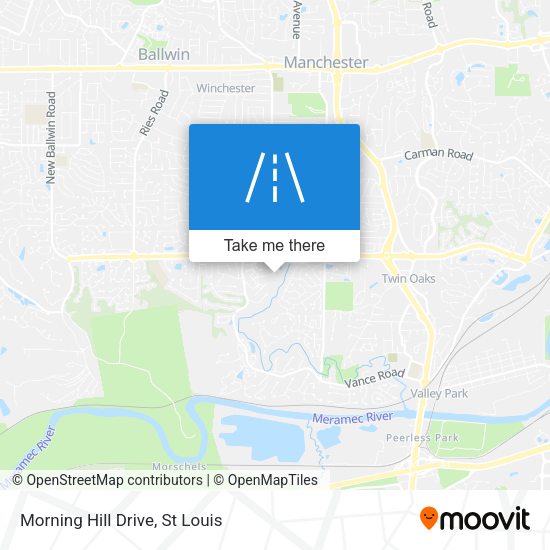 Morning Hill Drive map