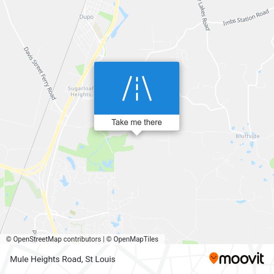 Mule Heights Road map