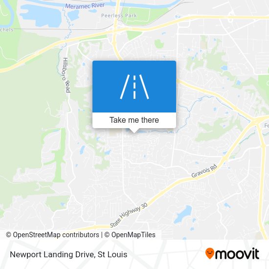 Newport Landing Drive map