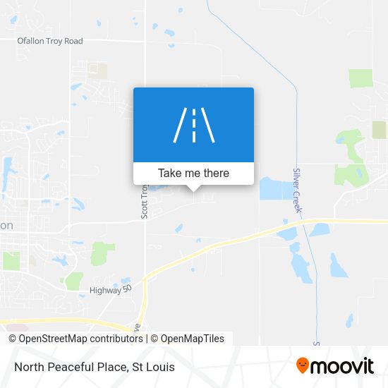 Mapa de North Peaceful Place