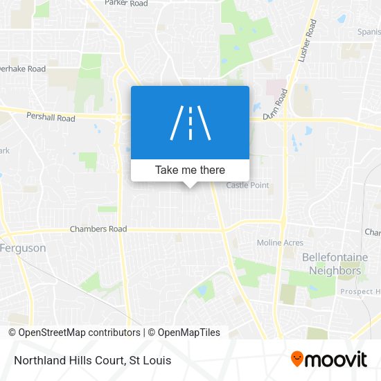 Northland Hills Court map