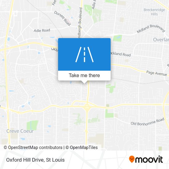 Mapa de Oxford Hill Drive