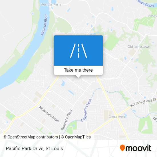 Pacific Park Drive map