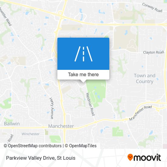 Parkview Valley Drive map