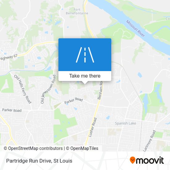 Partridge Run Drive map