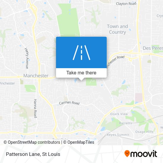 Mapa de Patterson Lane