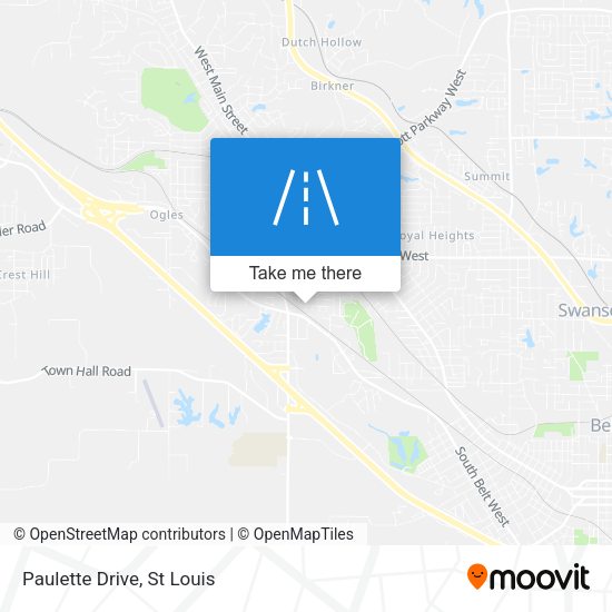 Mapa de Paulette Drive