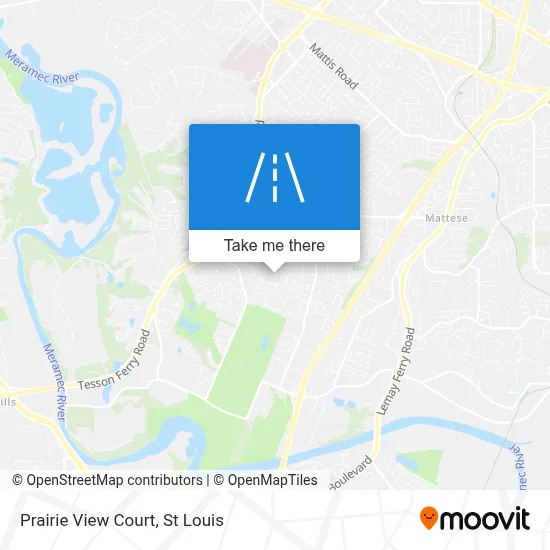 Prairie View Court map