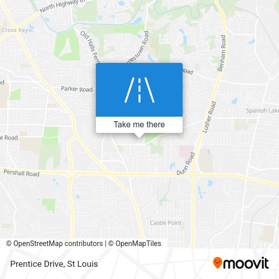 Mapa de Prentice Drive