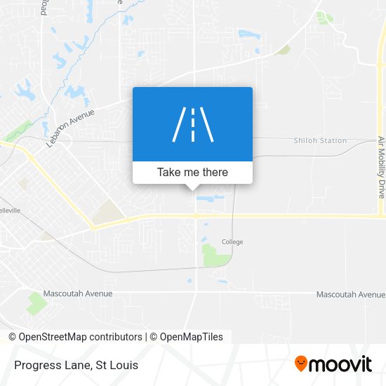 Mapa de Progress Lane