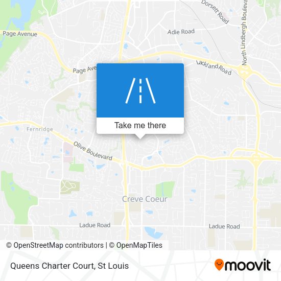 Mapa de Queens Charter Court