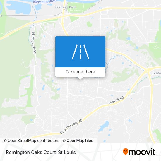 Remington Oaks Court map