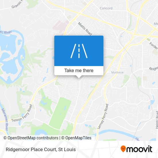 Ridgemoor Place Court map
