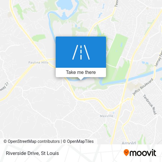 Mapa de Riverside Drive