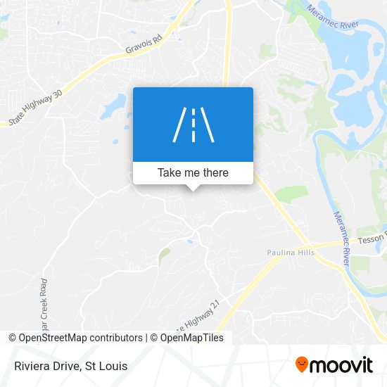 Mapa de Riviera Drive