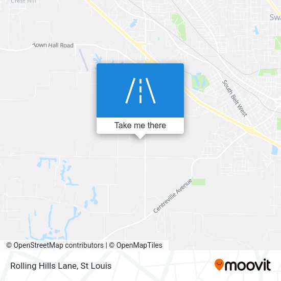 Rolling Hills Lane map