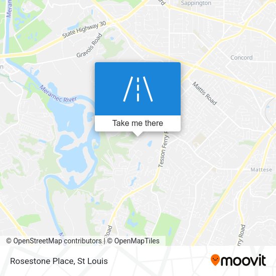 Mapa de Rosestone Place
