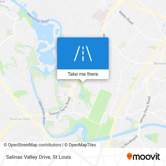 Salinas Valley Drive map