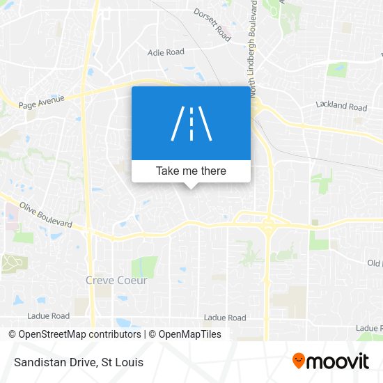 Mapa de Sandistan Drive