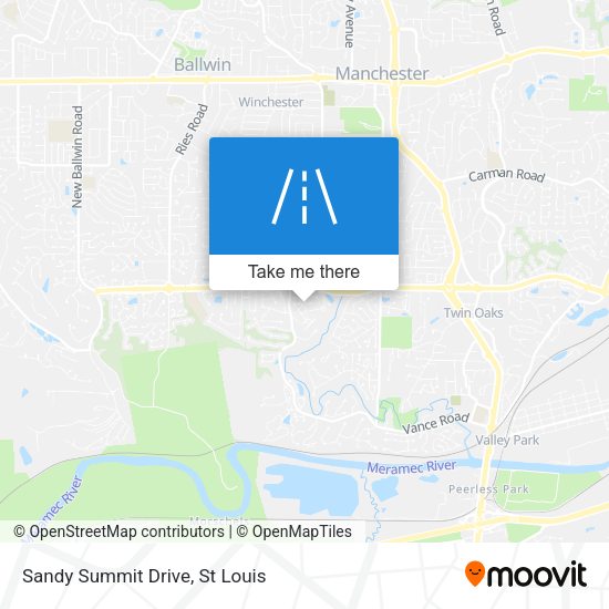 Mapa de Sandy Summit Drive