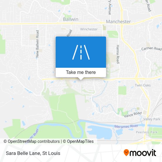 Mapa de Sara Belle Lane