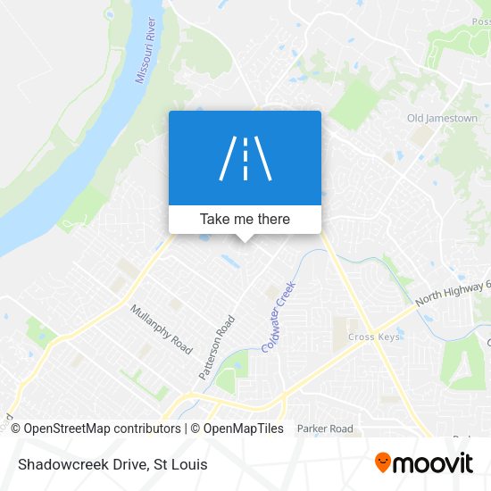 Shadowcreek Drive map