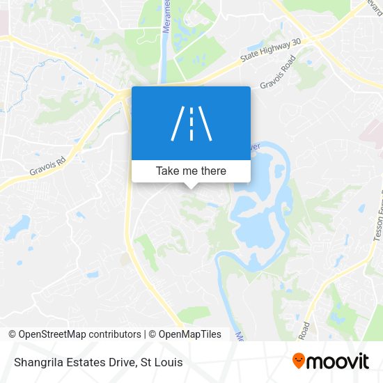 Shangrila Estates Drive map