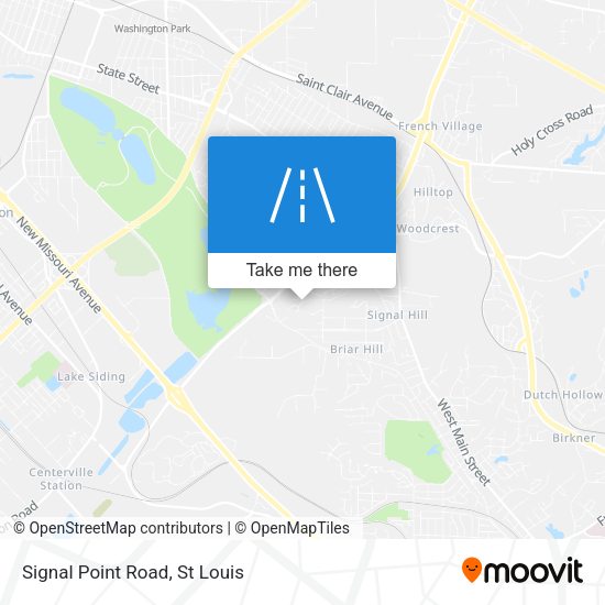 Mapa de Signal Point Road