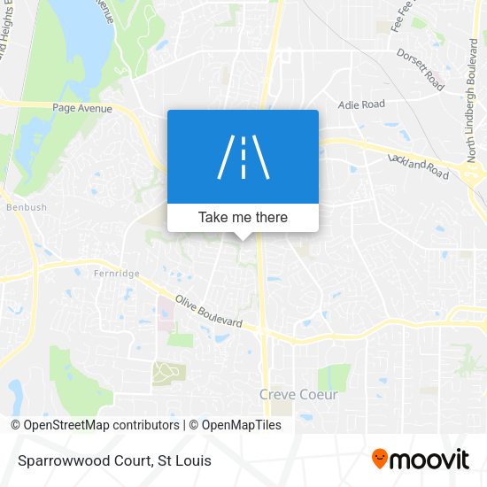 Sparrowwood Court map