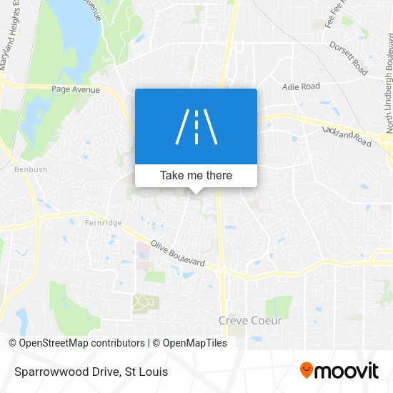 Sparrowwood Drive map