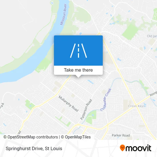 Springhurst Drive map