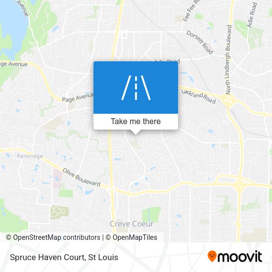 Spruce Haven Court map