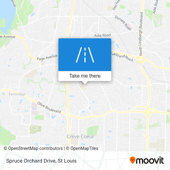 Mapa de Spruce Orchard Drive