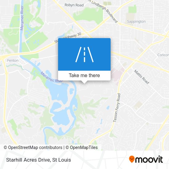 Mapa de Starhill Acres Drive