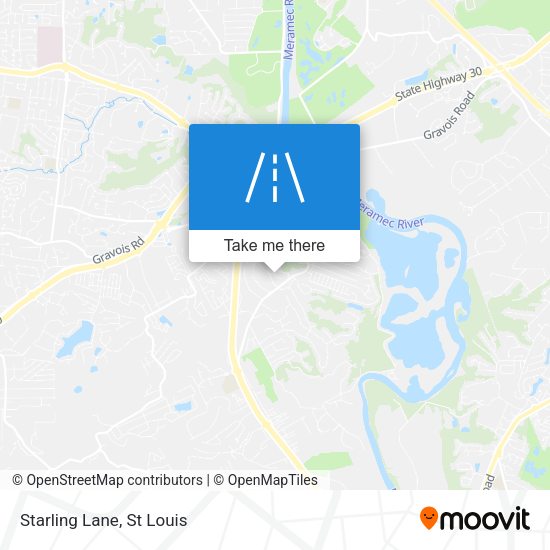 Mapa de Starling Lane
