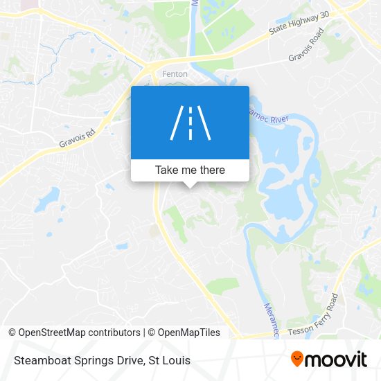 Steamboat Springs Drive map