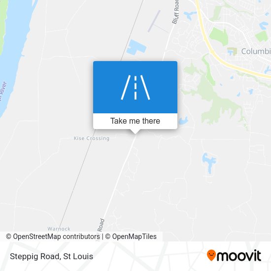 Mapa de Steppig Road