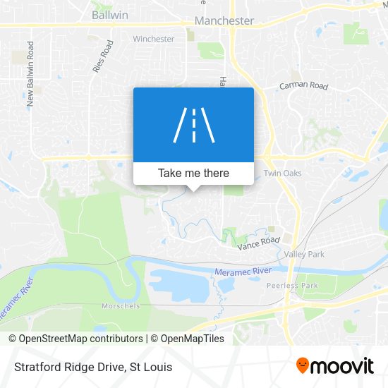 Stratford Ridge Drive map