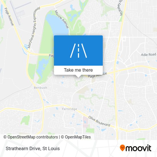 Strathearn Drive map