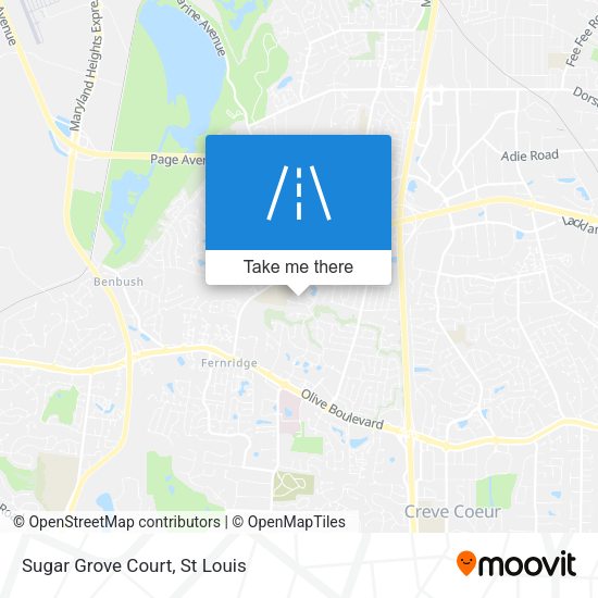 Mapa de Sugar Grove Court