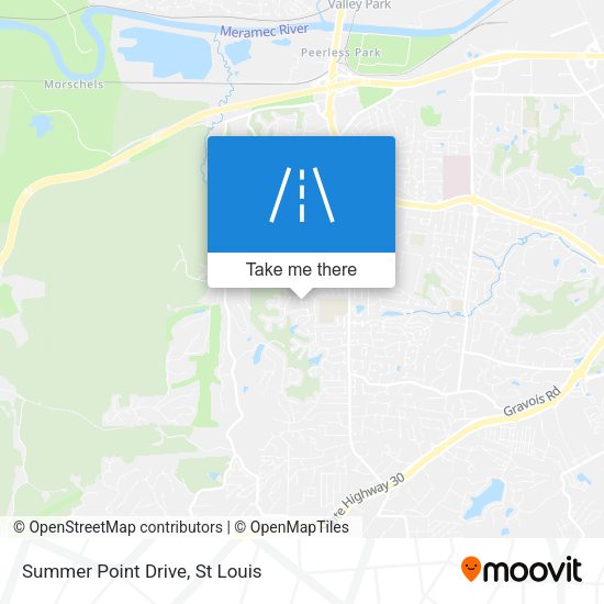 Summer Point Drive map