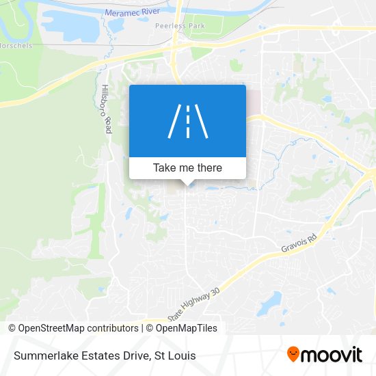 Summerlake Estates Drive map