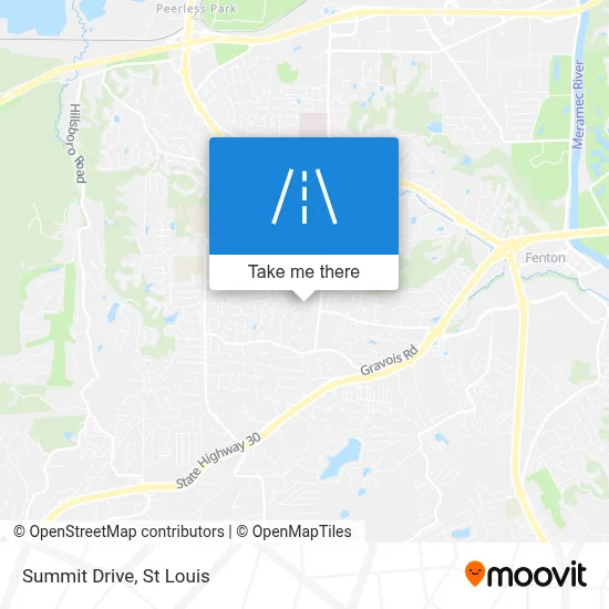 Summit Drive map