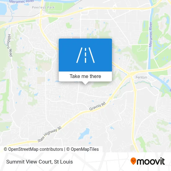 Summit View Court map