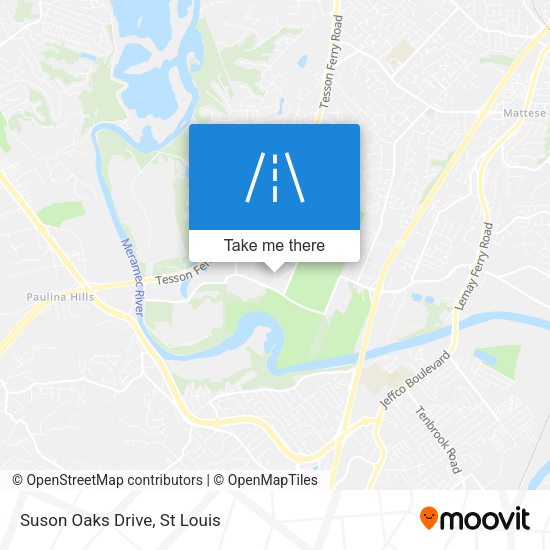 Suson Oaks Drive map