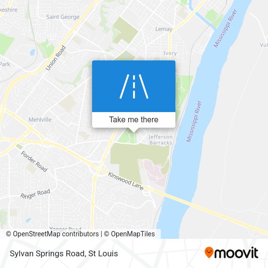 Mapa de Sylvan Springs Road