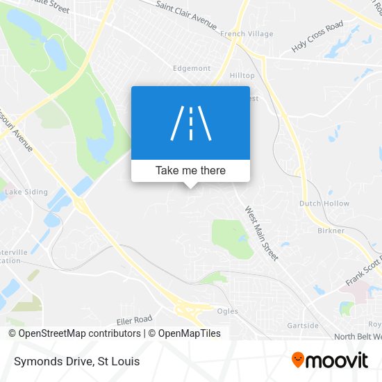 Mapa de Symonds Drive