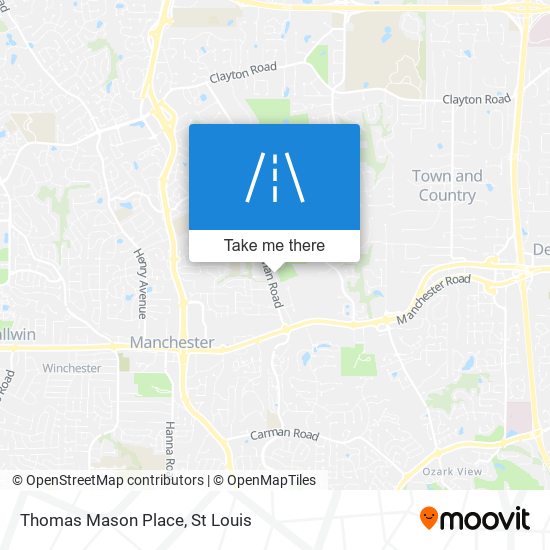 Thomas Mason Place map