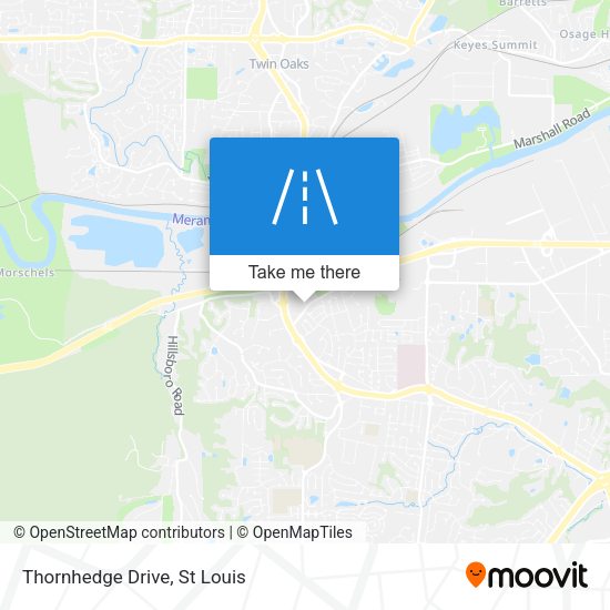 Mapa de Thornhedge Drive